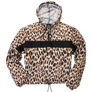 ZELOS Animal Print Hooded Pullover